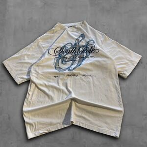 Y2K Baggy White Southpole Signature Series Streetwear Tee